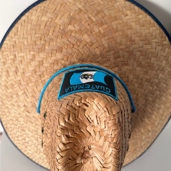 Woven Straw Hat with Guatemala Patch - Picture 5 of 5
